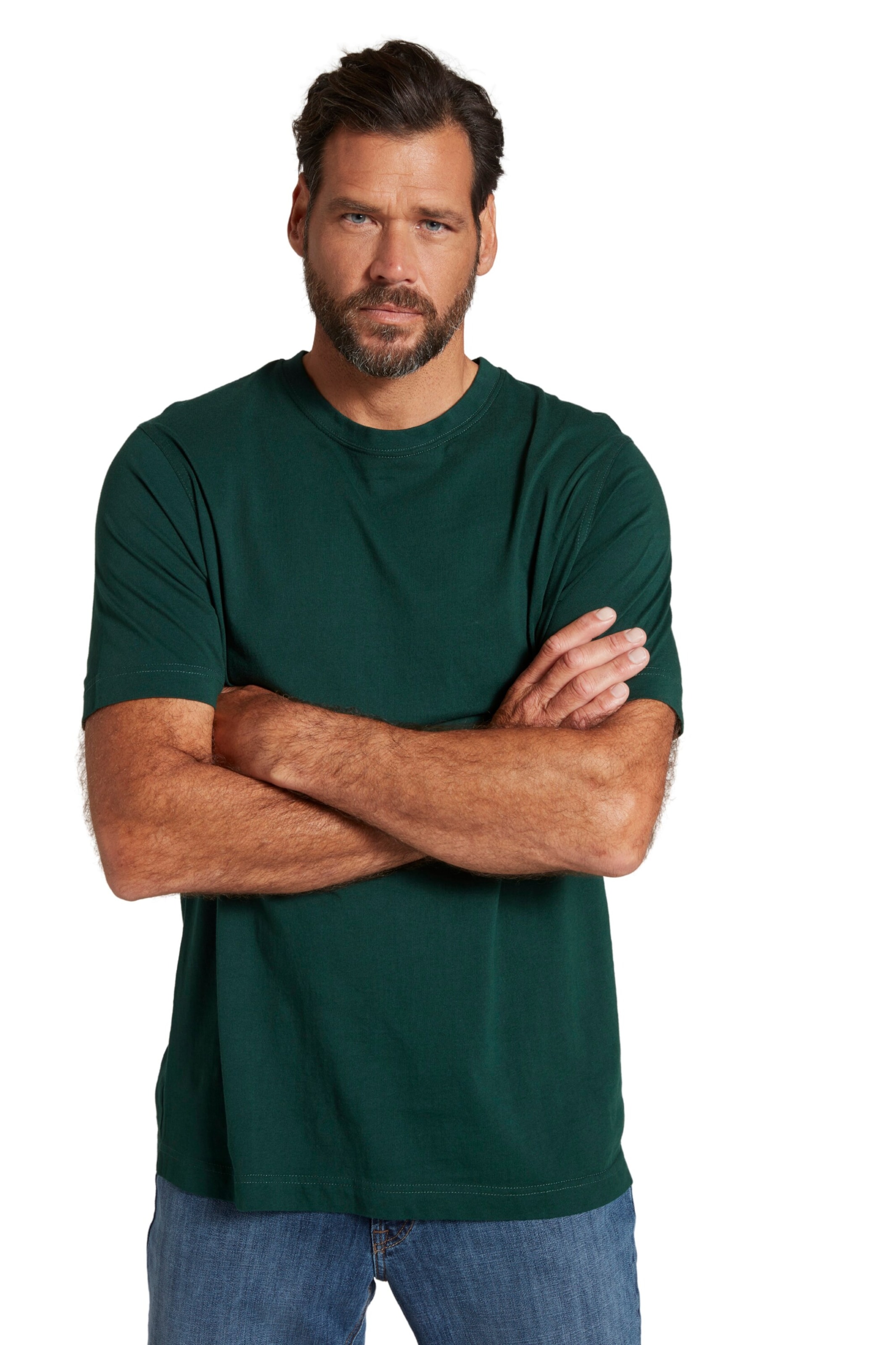 JP1880 Shirt in Groen: voorkant