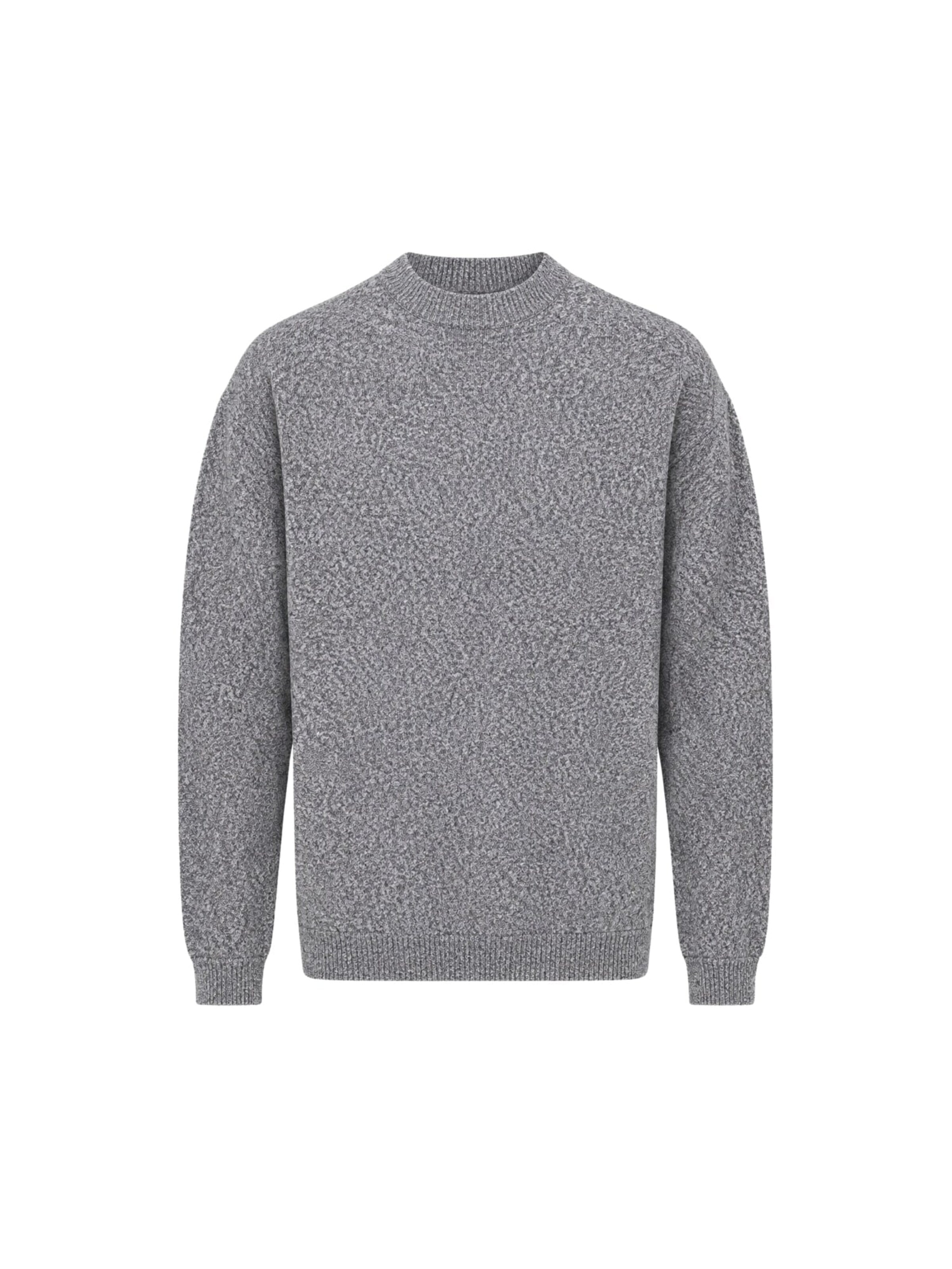 Pullover di Daniele Fiesoli in grigio: frontale