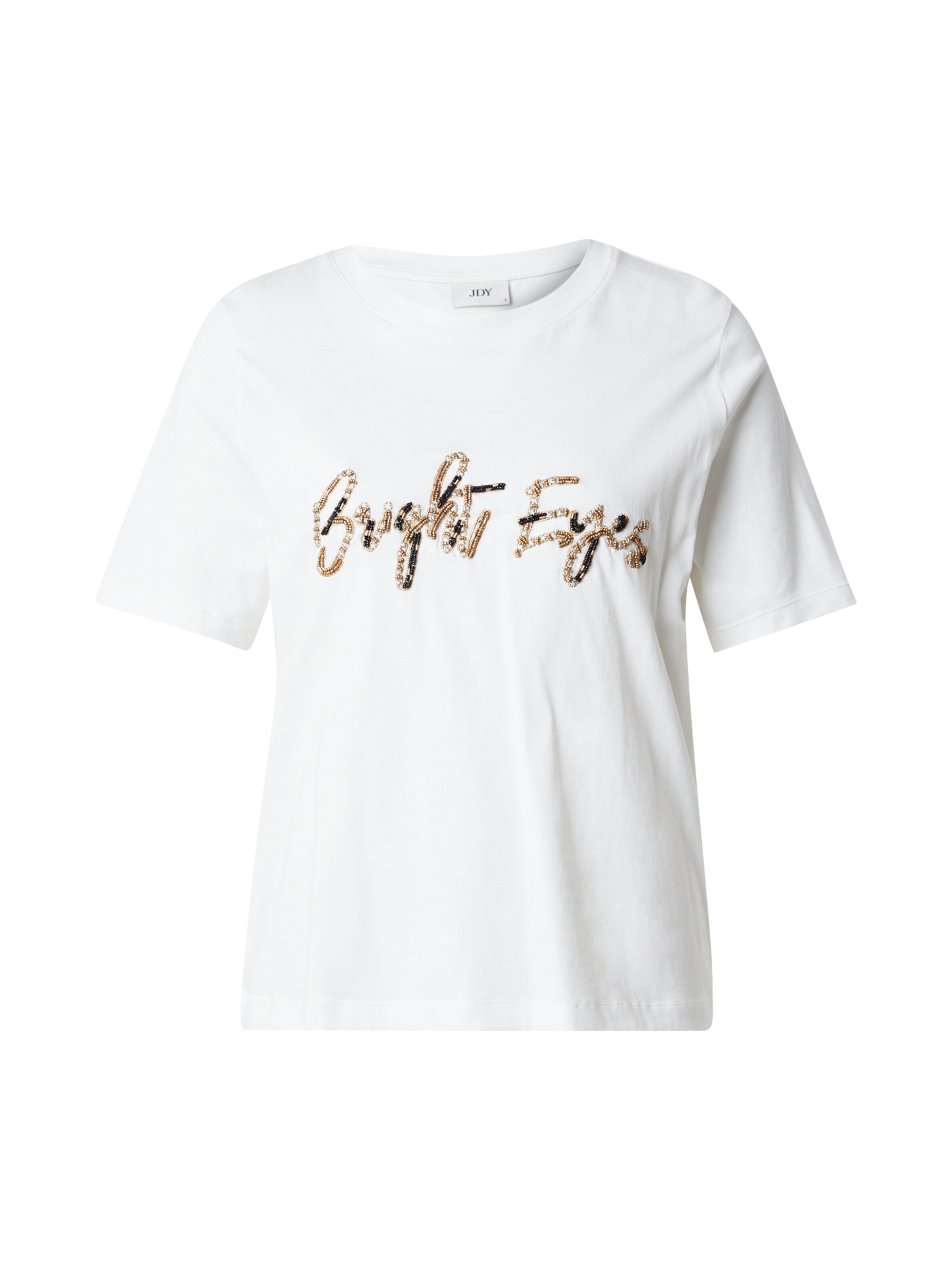 JDY Μπλουζάκι 'JDYEMMA' σε λευκό: μπροστά