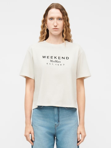 Maglietta 'SABATO' di Weekend Max Mara in bianco: frontale