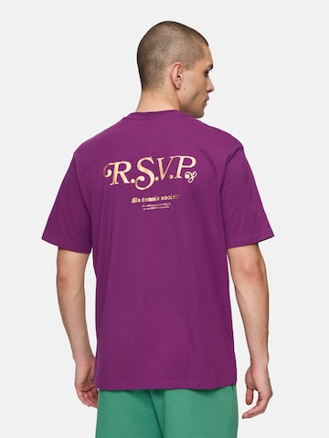 FILA Shirt 'LANGEWEG' in Lila: voorkant