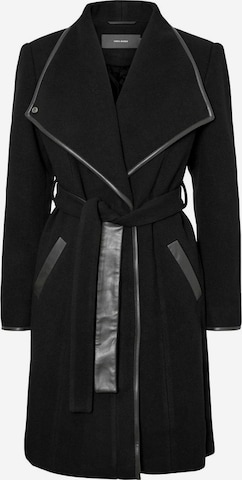 VERO MODA Between-seasons coat 'VMWATERFALL CLASS' in Black: front