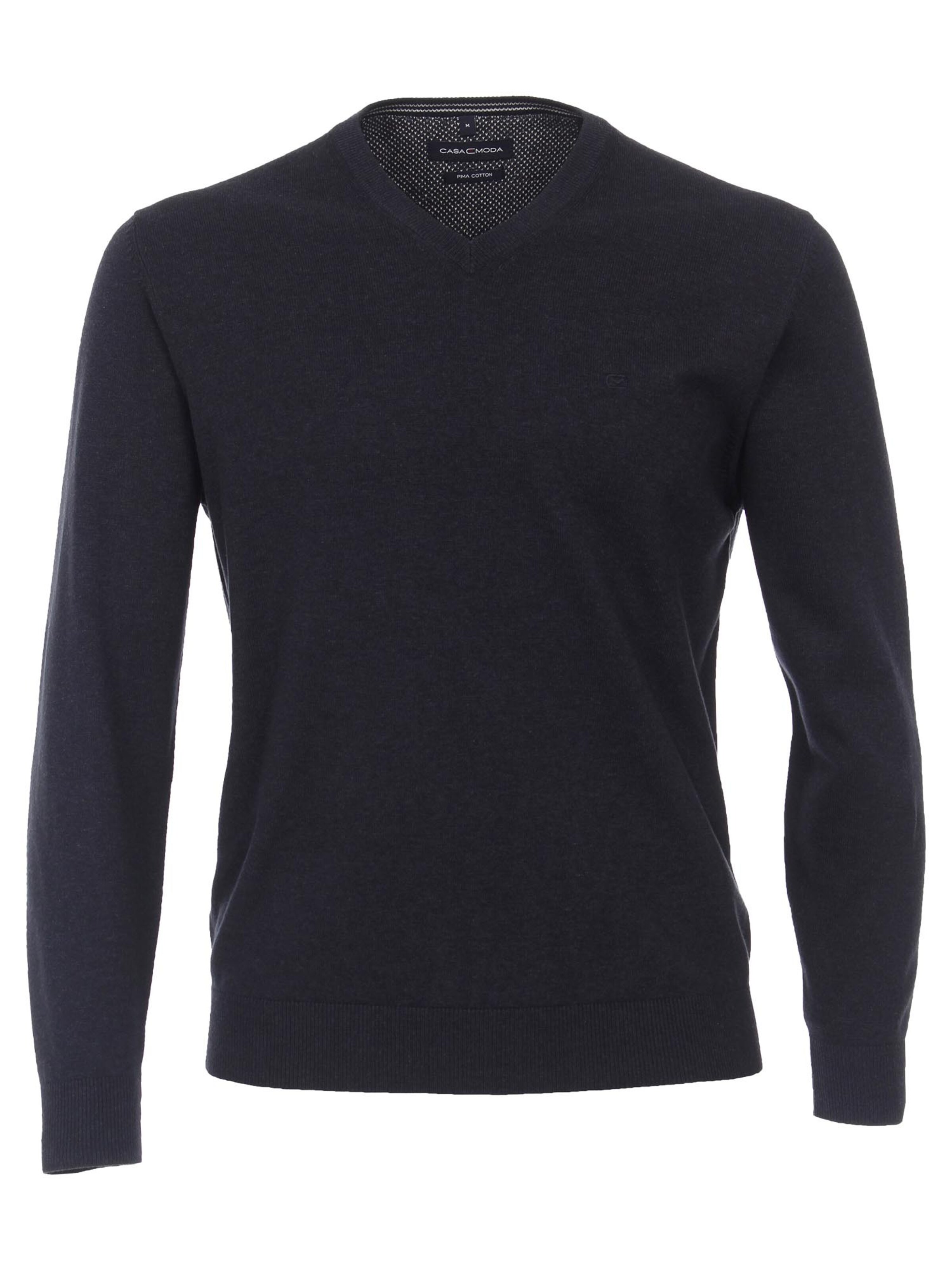 CASAMODA Sweater 'Basic' in Blue: front