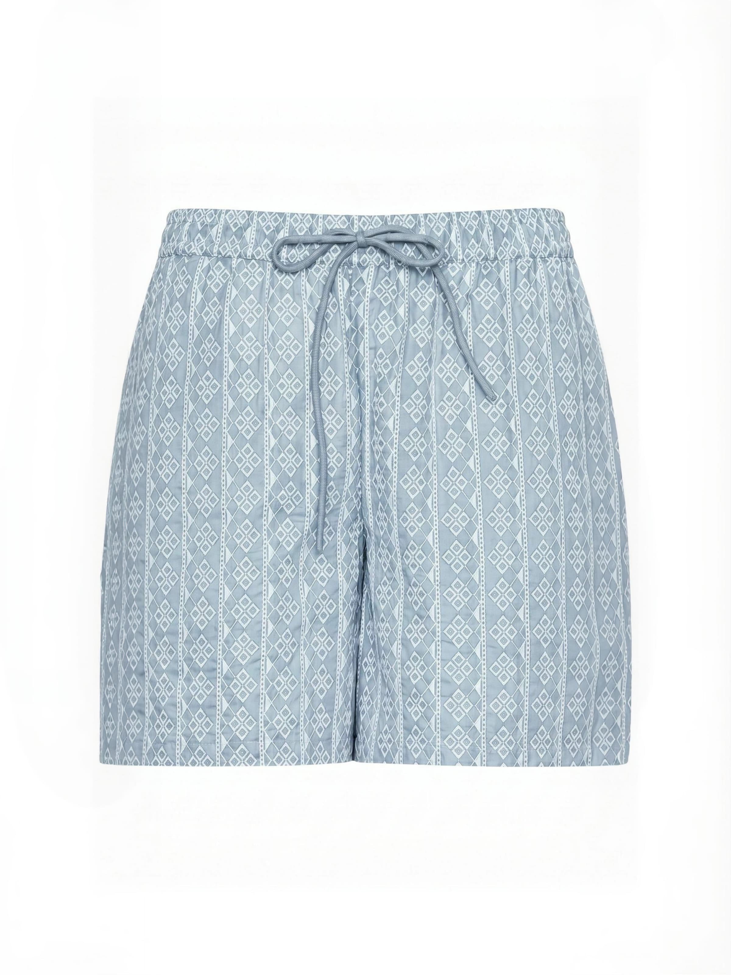 Opal Studio Regular Shorts ' Inola ' in Blau: Vorderseite