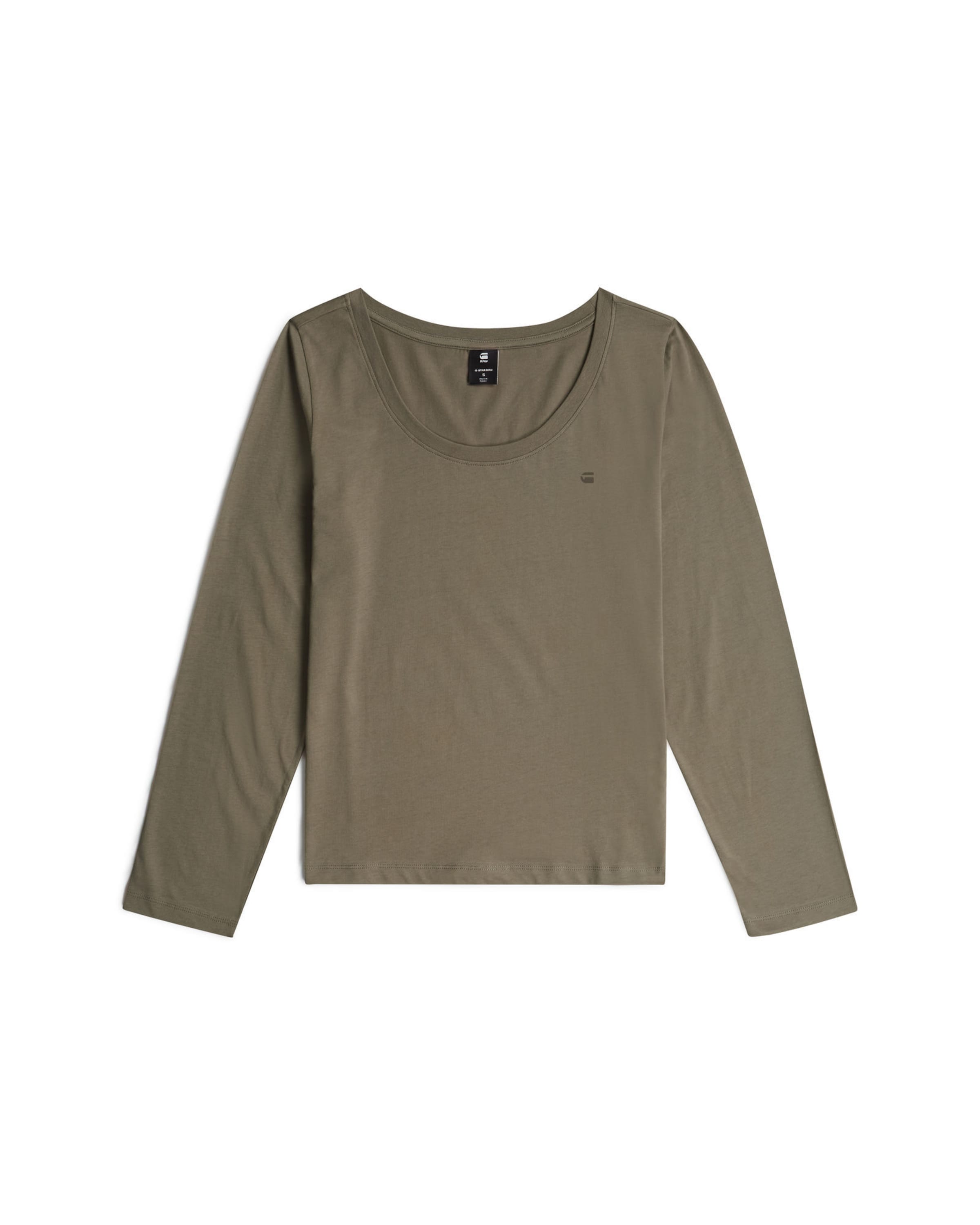 G-STAR Shirt in Groen: voorkant