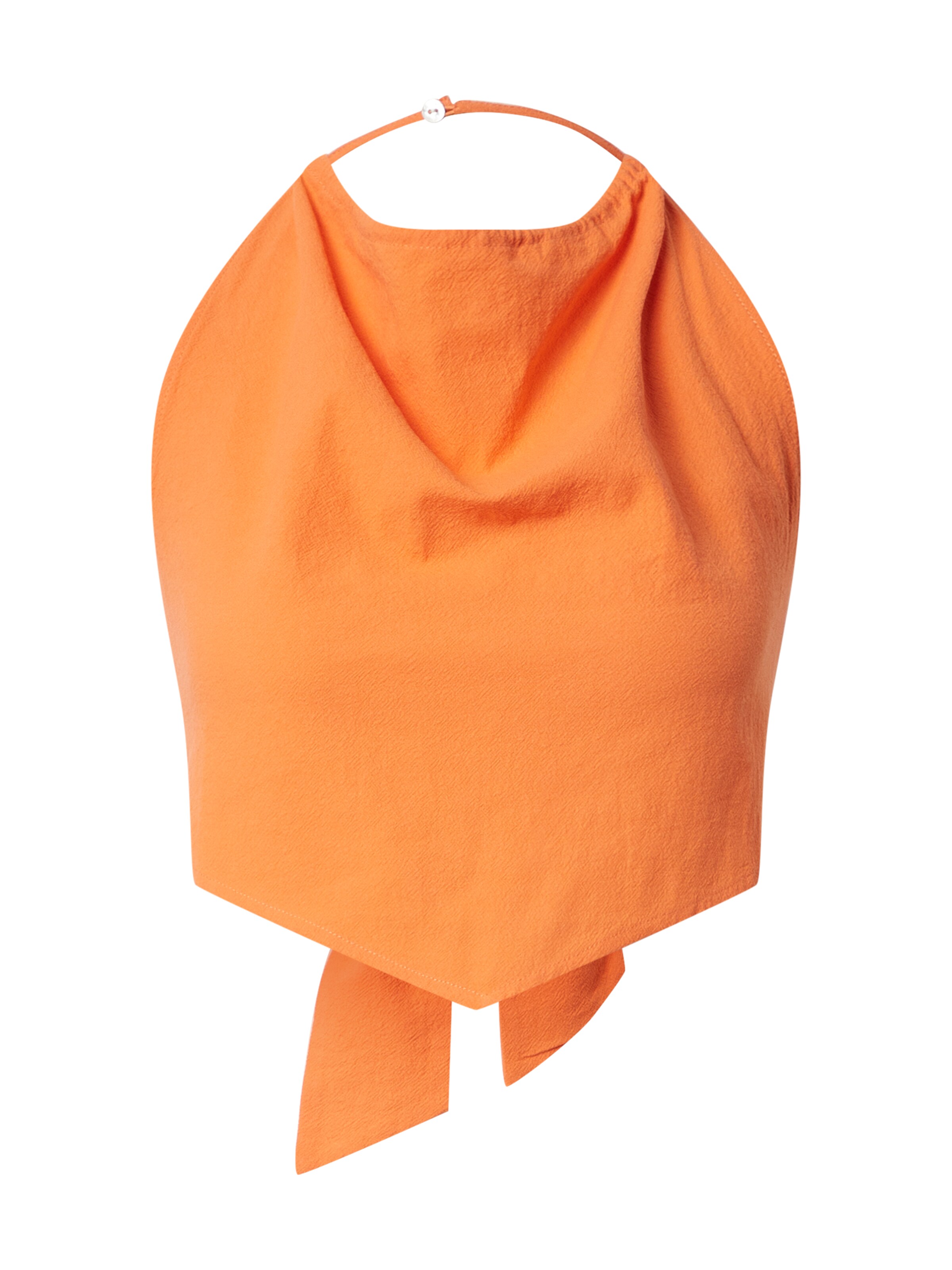 EDITED Τοπ 'Nuccia' σε πορτοκαλί: μπροστά