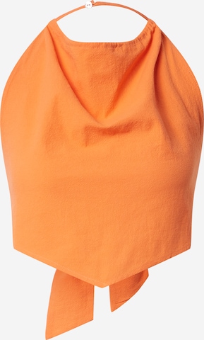 Top 'Nuccia' di EDITED in arancione: frontale