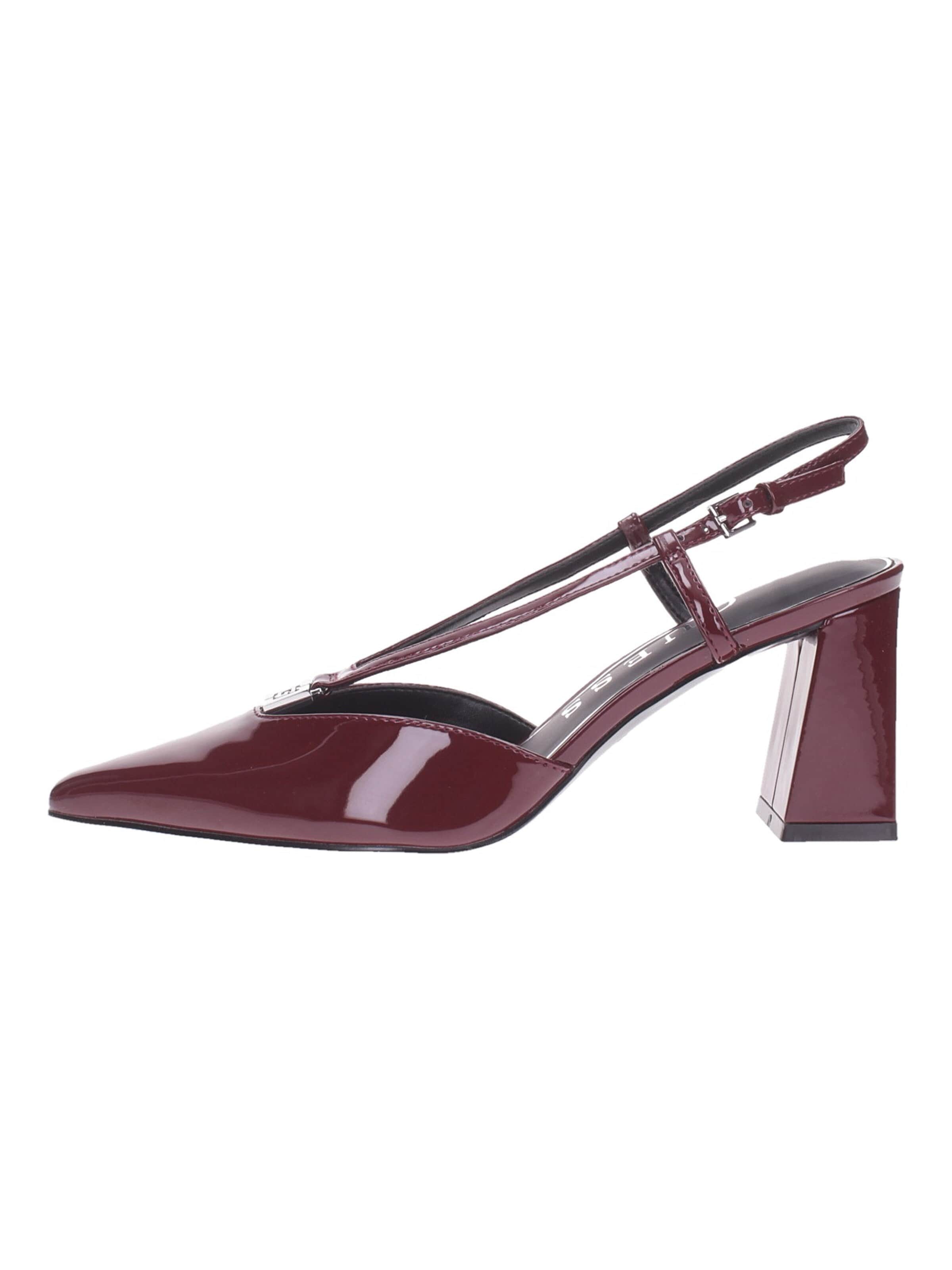 Décolleté sling 'Vargas' di GUESS in rosso: frontale