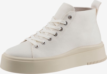 Baskets hautes 'Stacy' VAGABOND SHOEMAKERS en blanc : devant