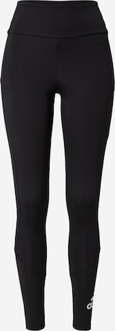 ADIDAS SPORTSWEAR - Skinny Pantalón deportivo en negro: frente