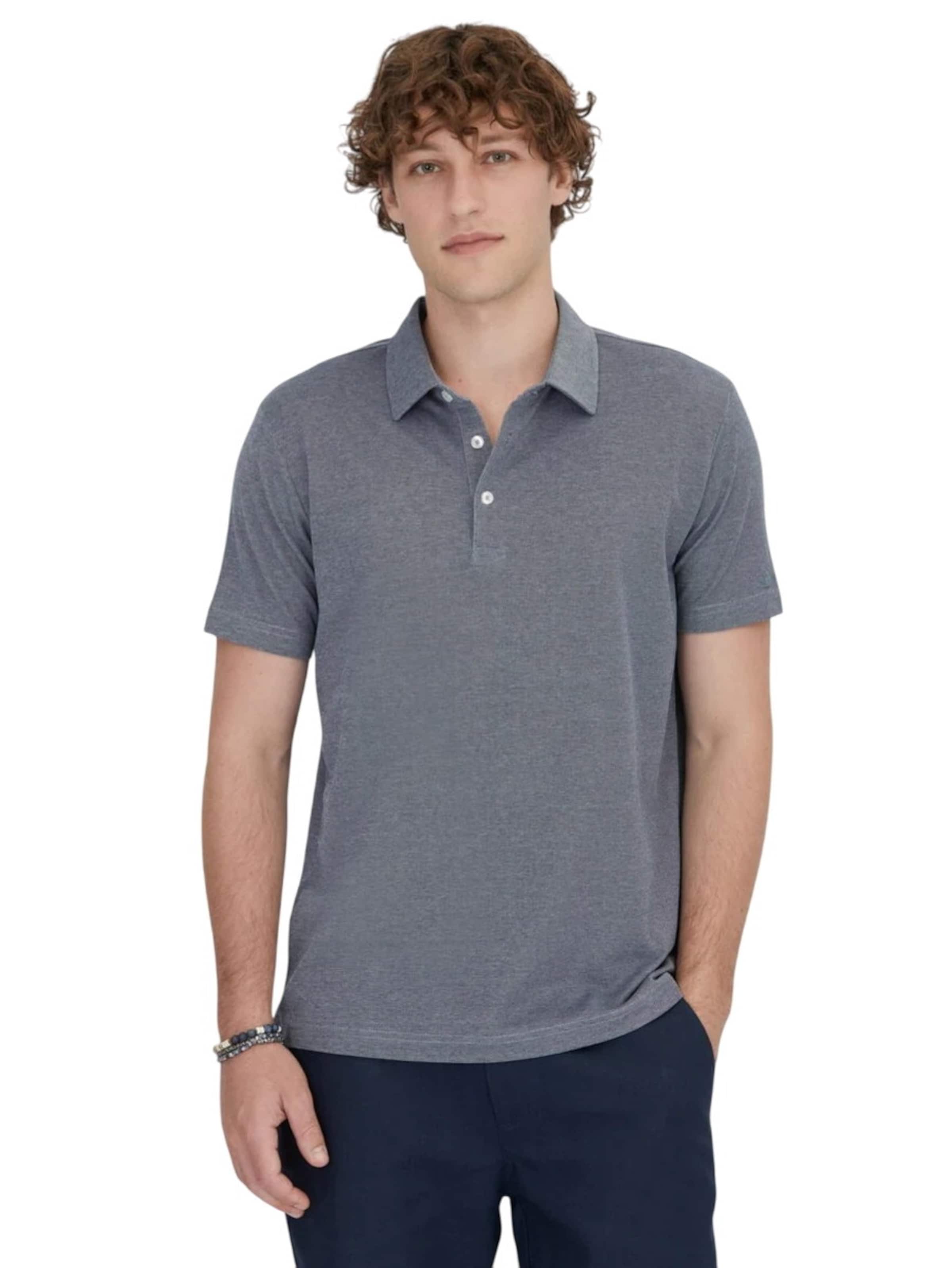 KİP Poloshirt in Blau: Vorderseite