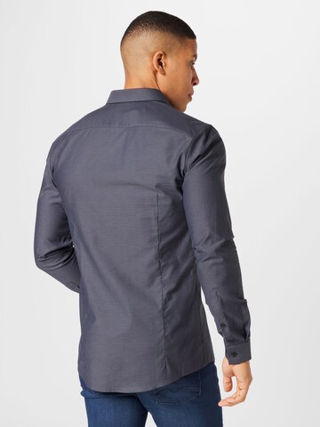 pilka HUGO Standartinis modelis Marškiniai 'Etran'