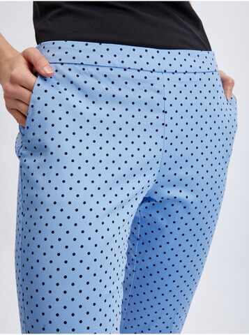 Orsay Slim fit Pleated Pants in Blue