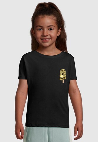 Merchcode T-Shirt 'Ice Cream Season One' in Schwarz: Vorderseite