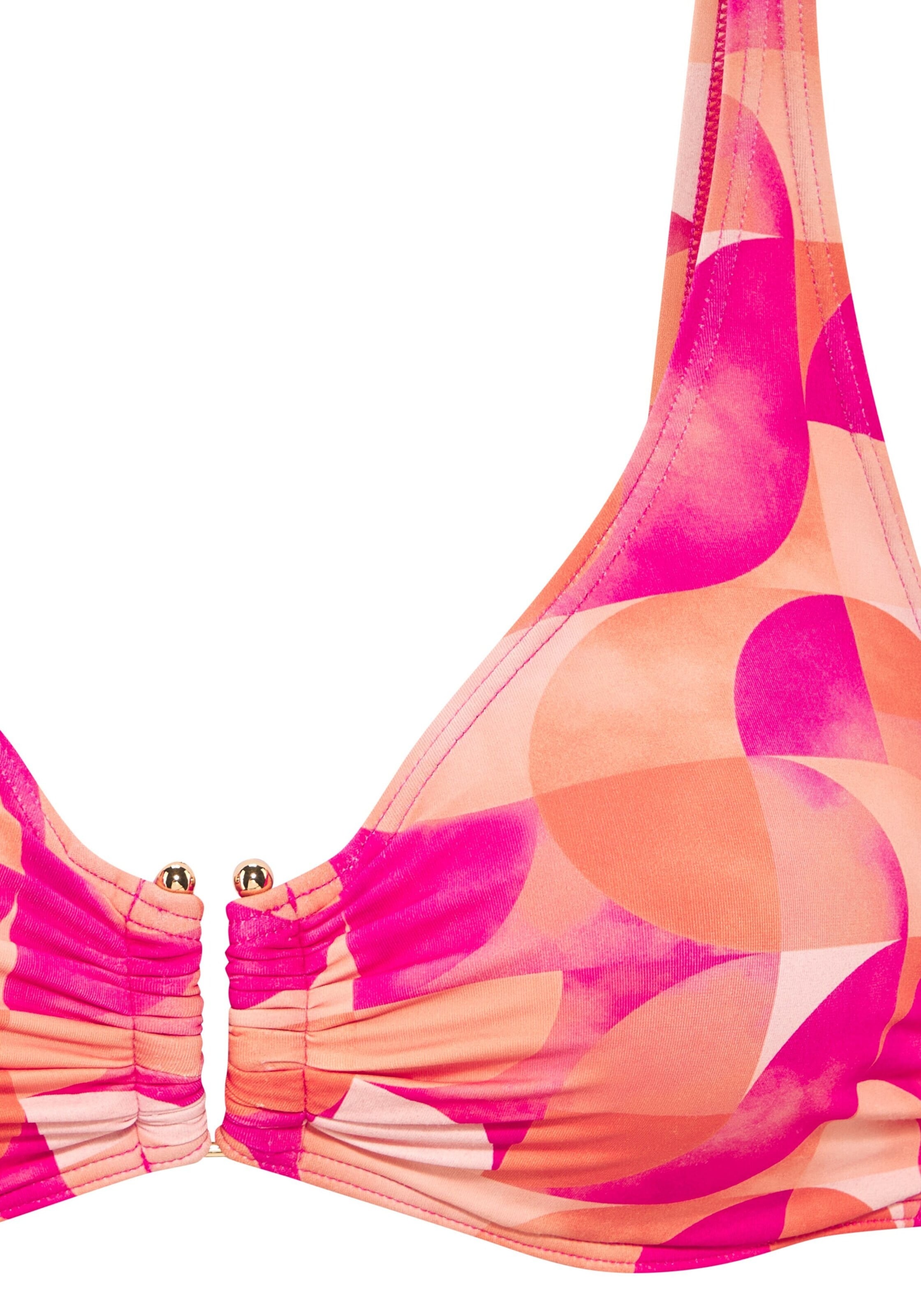LASCANA Bustier Bikinitop in Pink
