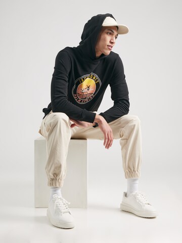 Sweat-shirt 'JJPALM' JACK & JONES en noir
