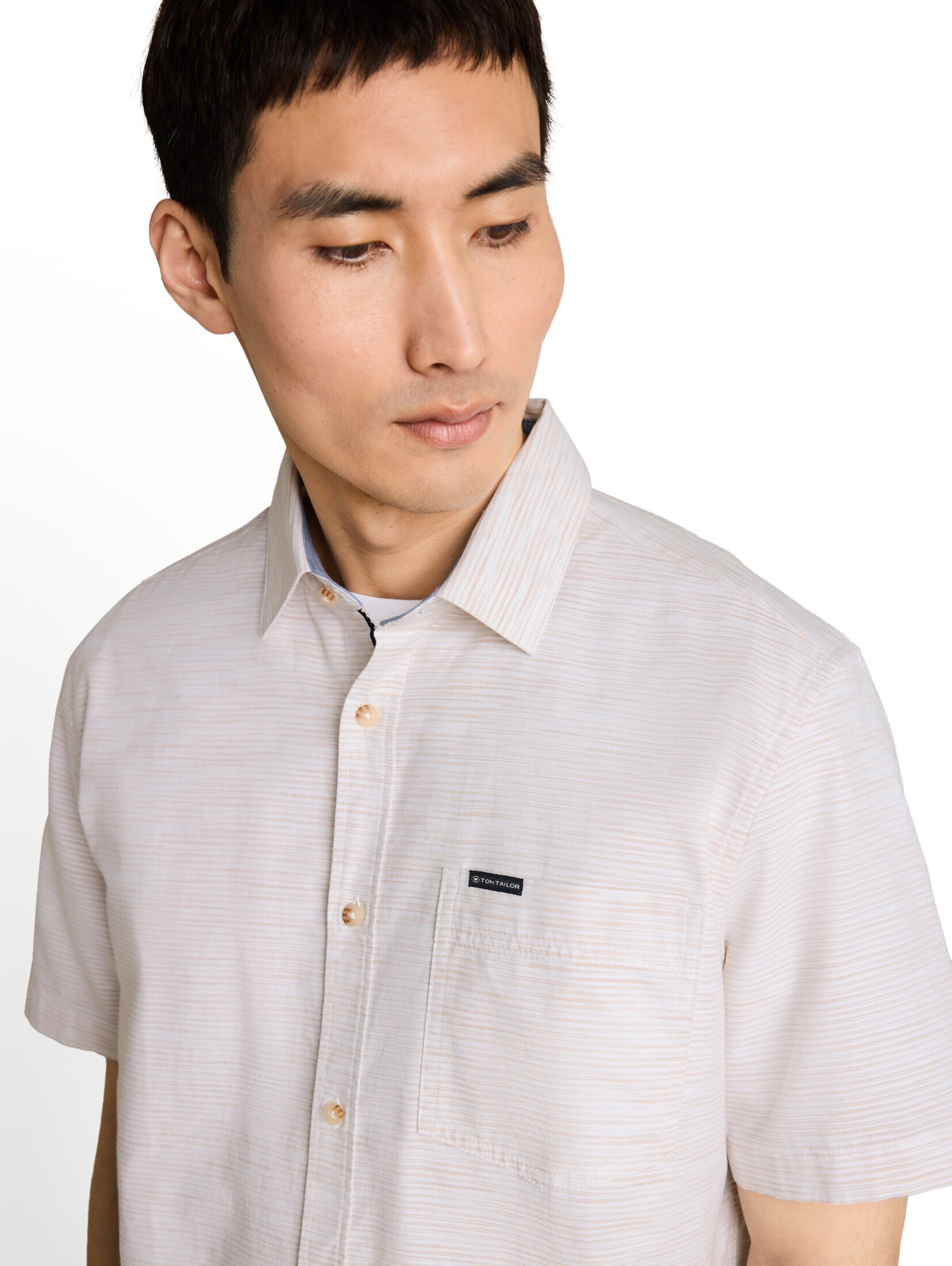 TOM TAILOR Regular fit Overhemd in Wit