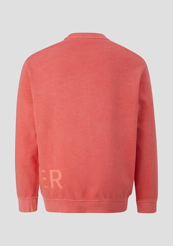 s.Oliver Sweatshirt in Orange: back