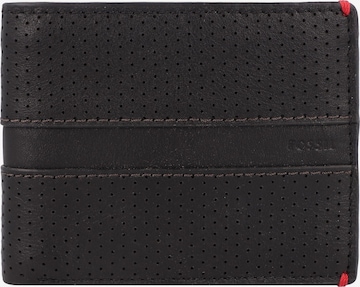 Porte-monnaies 'Tourer' FOSSIL en noir : devant