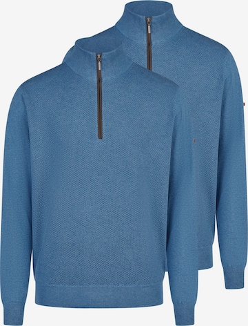 redmond Pullover 'Basic' in Blau: Vorderseite