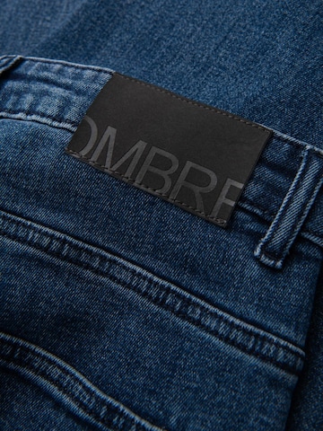 Ombre Tapered Jeans in Blue