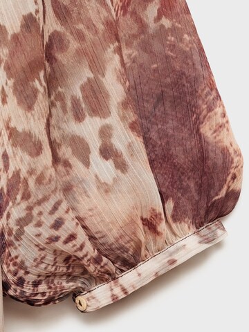 Rochie 'Butcher' de la MANGO pe maro