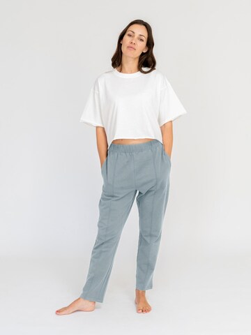 LOTUSCRAFTS Loose fit Sports trousers 'Fiona' in Blue: front