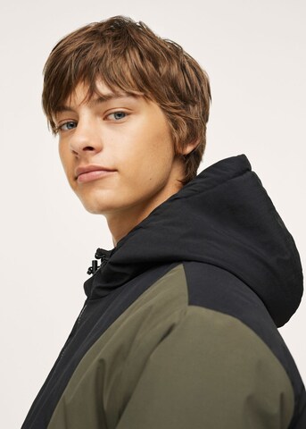 MANGO TEEN Between-Season Jacket 'Tommy' in Green