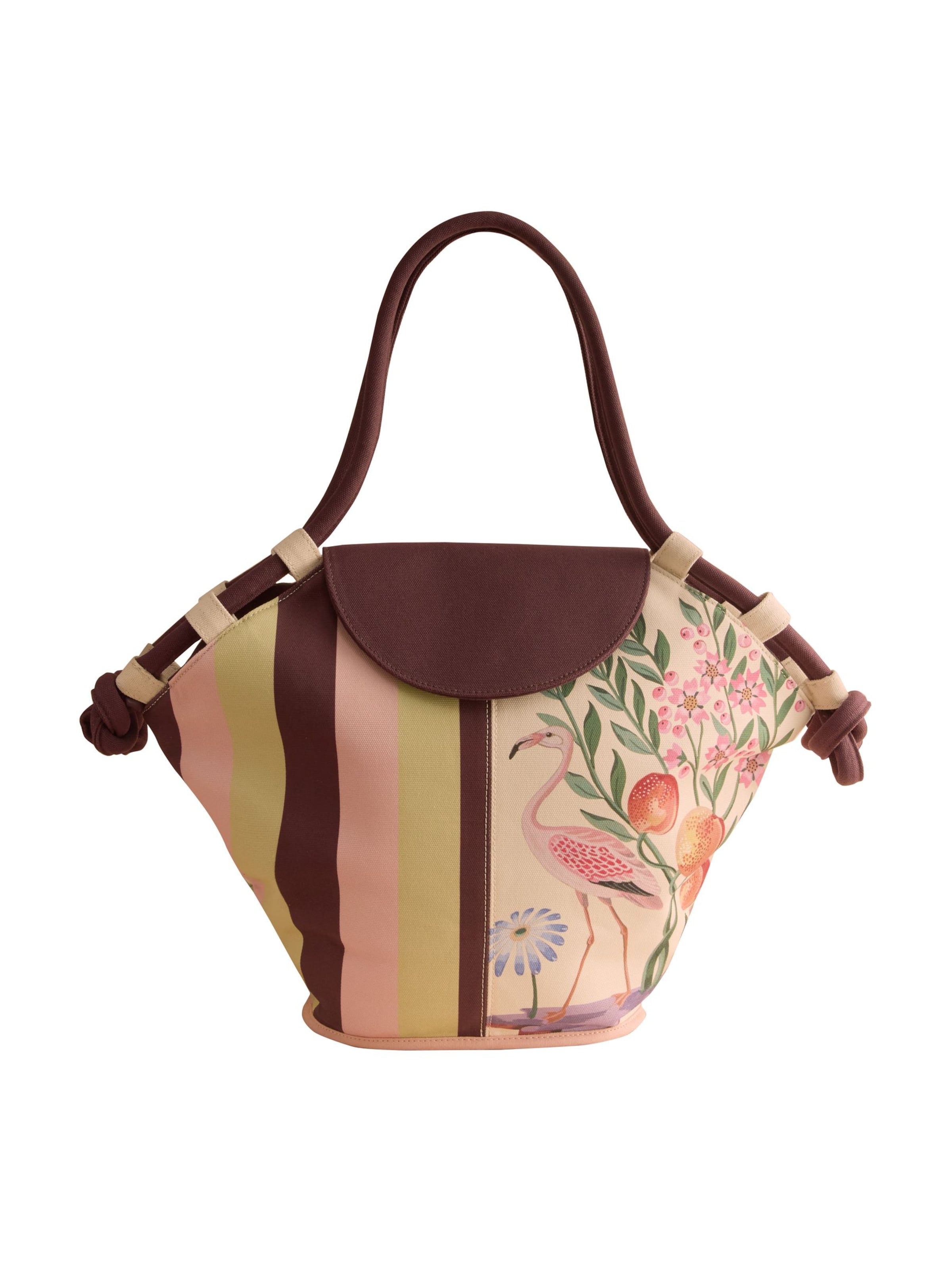 Cath Kidston Наплечная сумка в Ярко-розовый: спереди