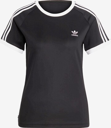 ADIDAS ORIGINALS Shirt 'Adicolor Classics  3-Stripes' in Black: front