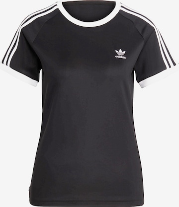 T-shirt 'Adicolor Classics  3-Stripes' ADIDAS ORIGINALS en noir : devant