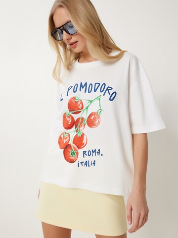 T-shirt Happiness İstanbul en beige