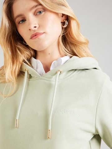 Superdry Суичър 'Essential' в зелено