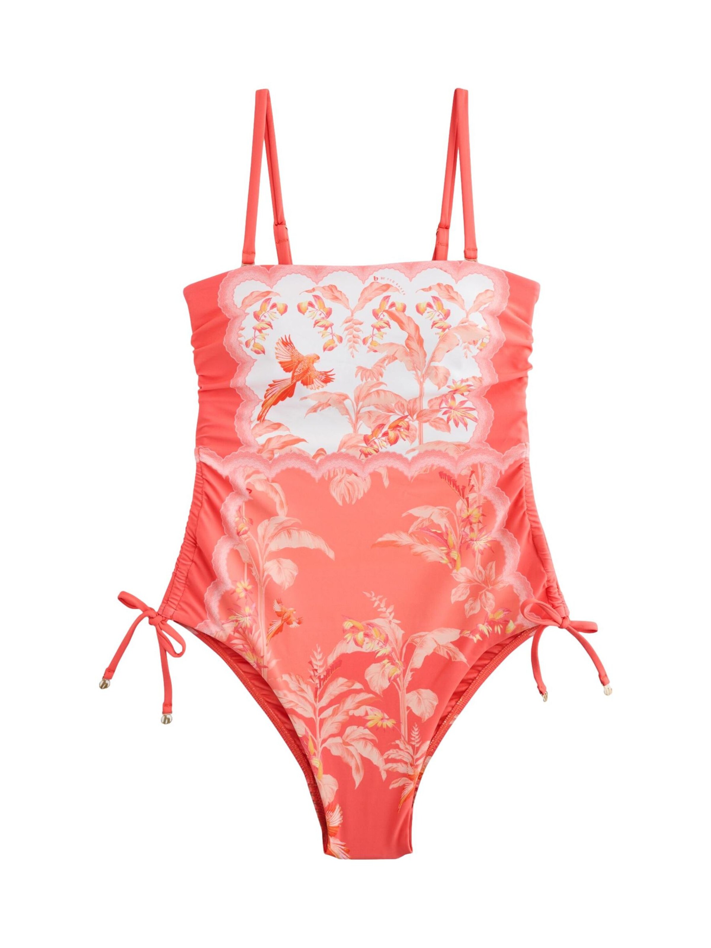 B by Ted Baker Õlapaelteta Ujumistrikoo, värv roosa: eest vaates