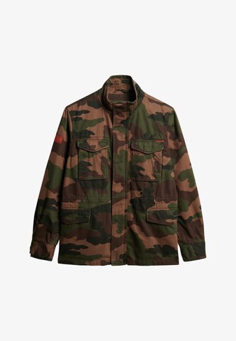 Superdry Tussenjas in Groen: voorkant