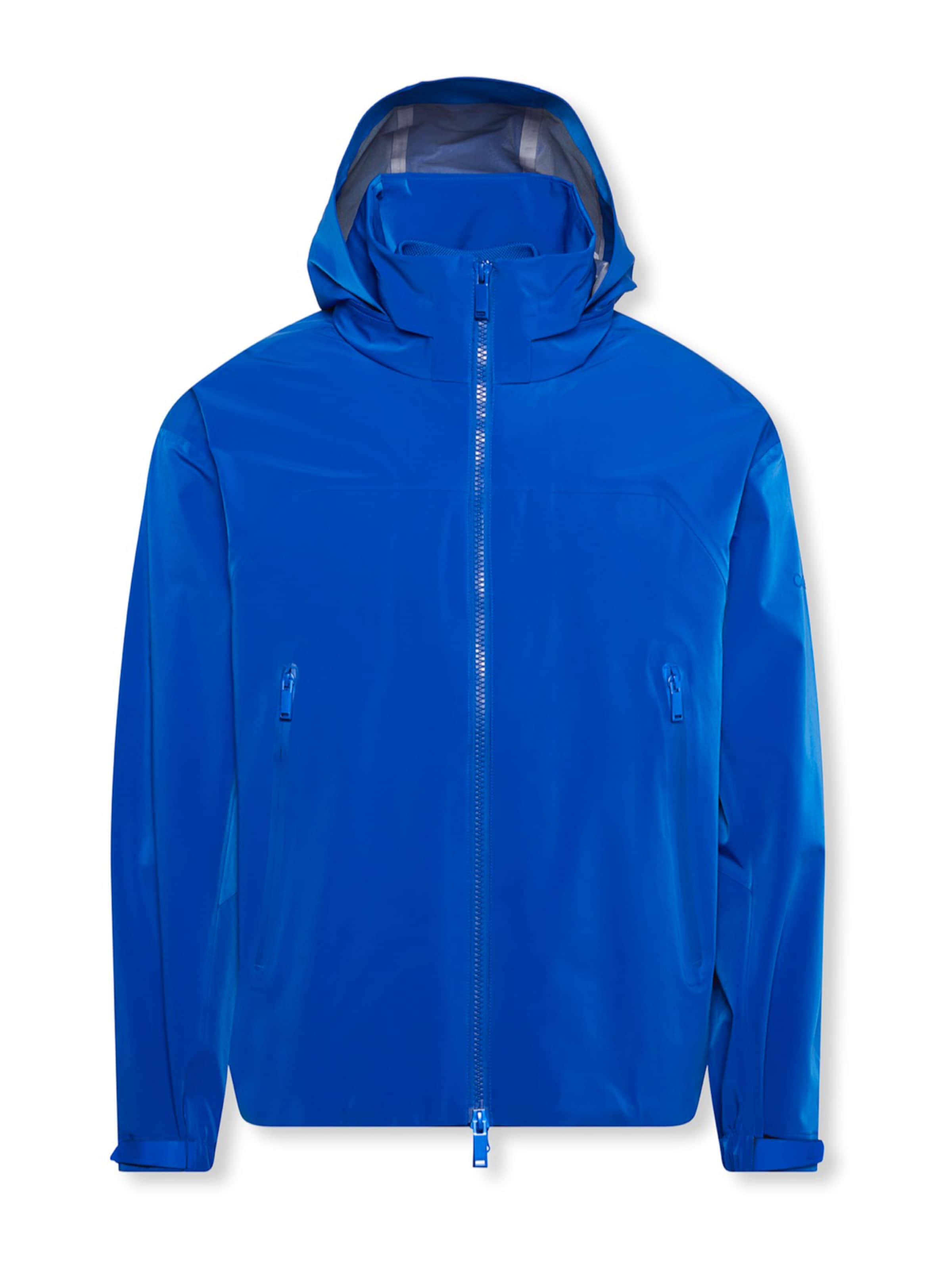 Geacă de primăvară-toamnă de la Calvin Klein pe albastru: față