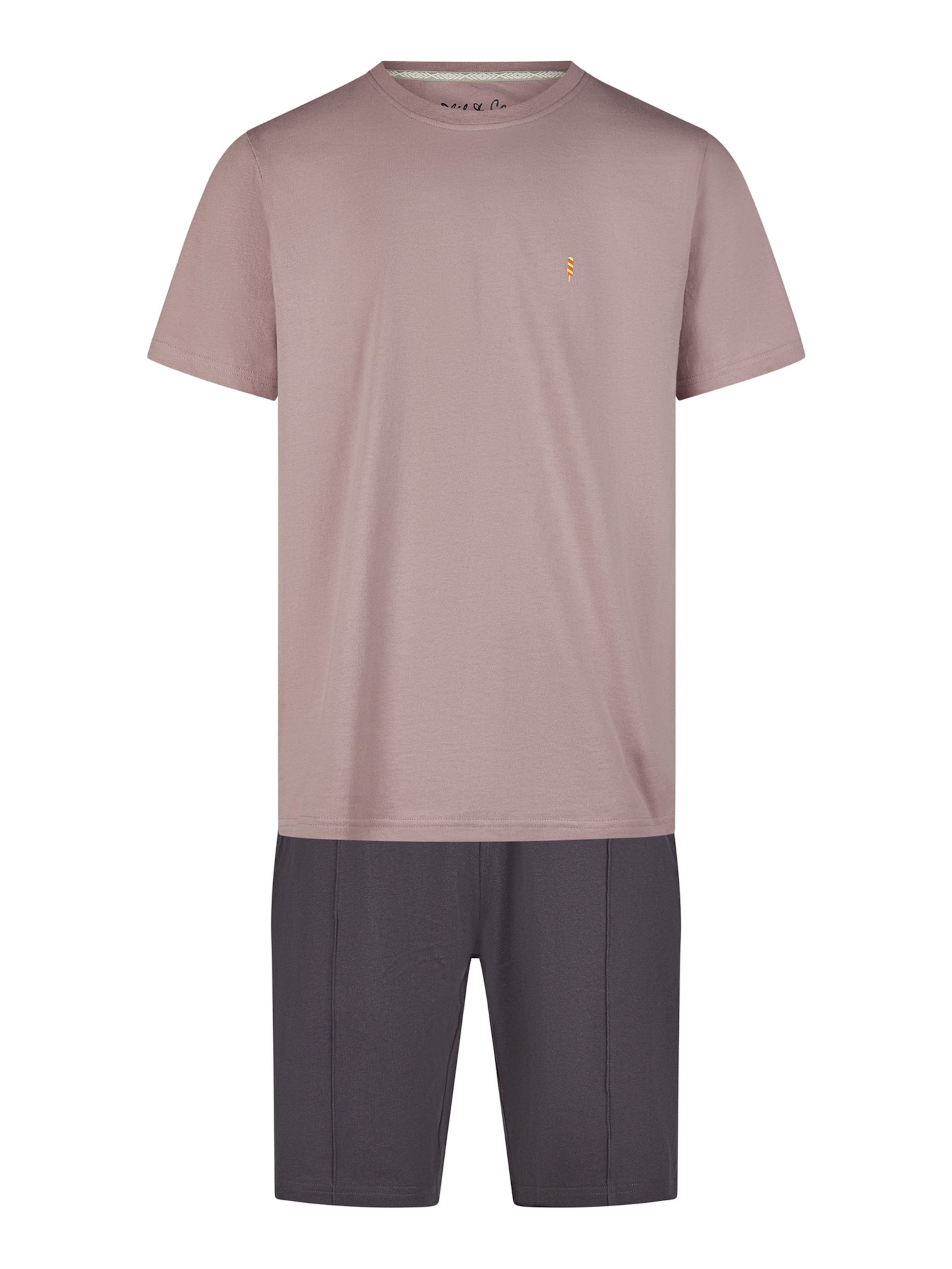 Pyjama court 'Lounge & Night' Phil & Co. Berlin en mélange de couleurs : devant