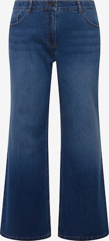 Wide Leg Jean Ulla Popken en bleu : devant
