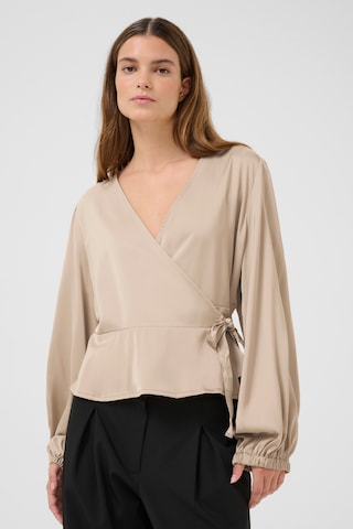 KAREN BY SIMONSEN Blouse 'Thorun' in Beige: voorkant