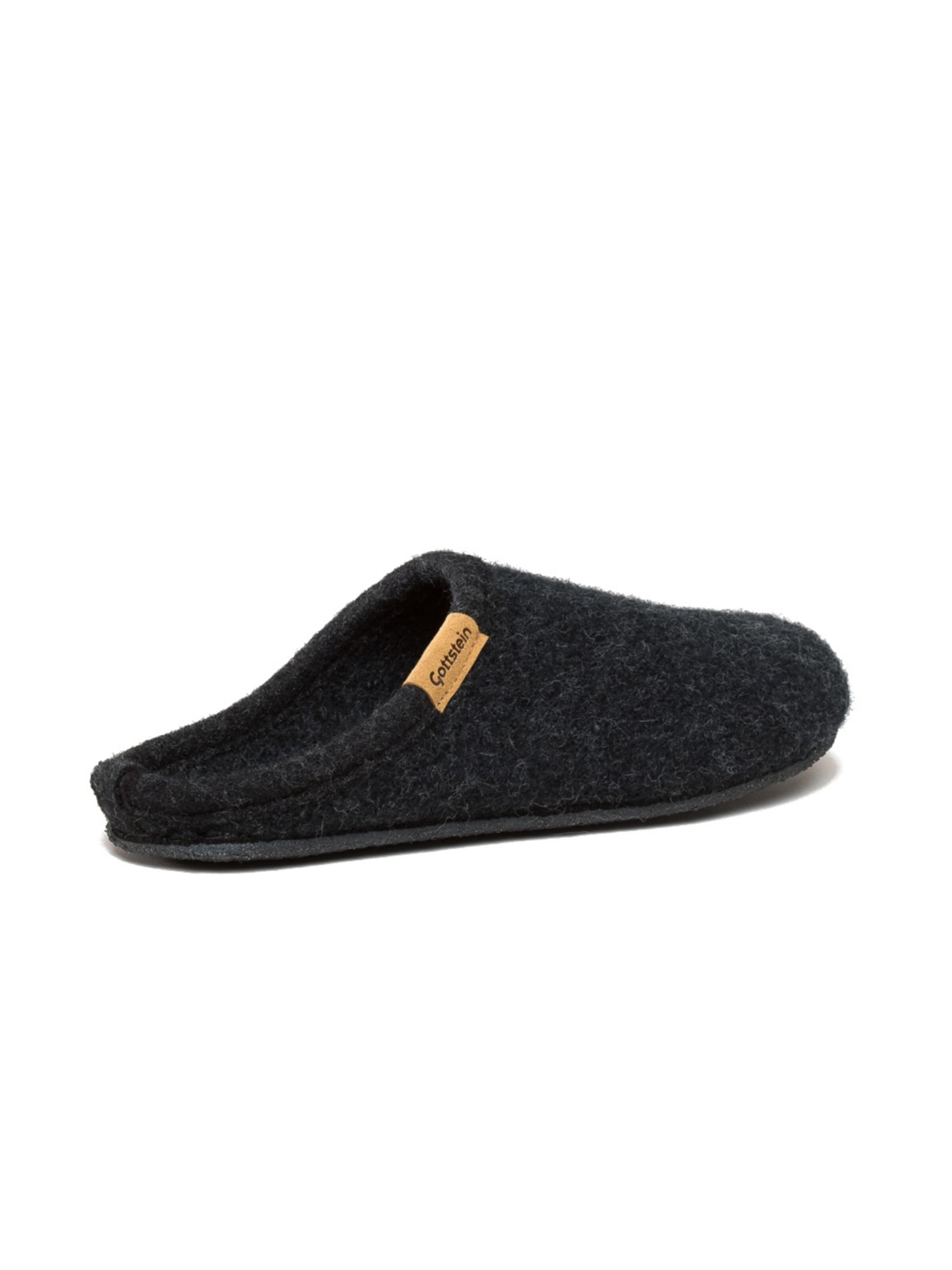 Gottstein Slippers 'Walkpantoffel Alpine Light' in Black