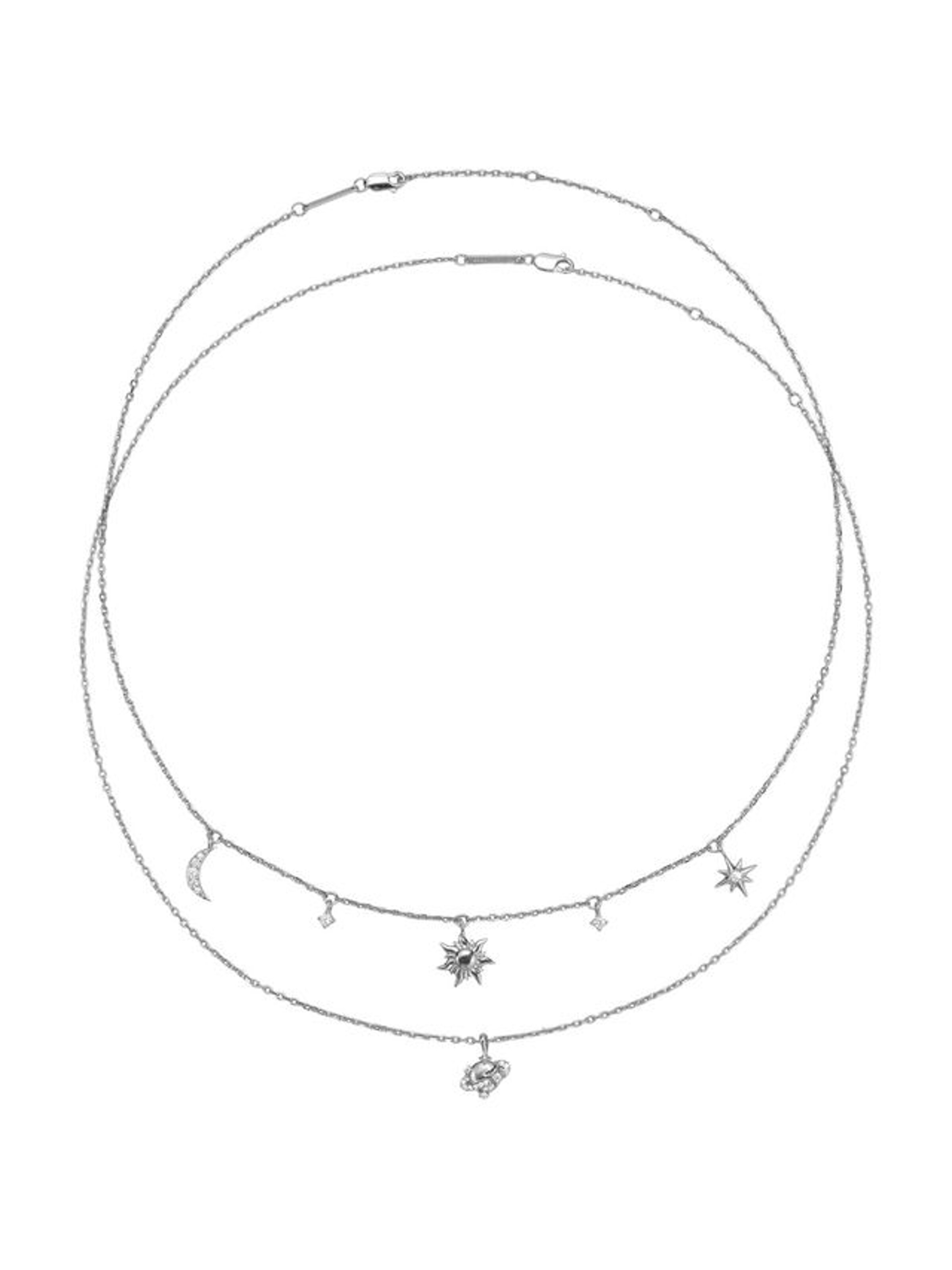 Hey Happiness - Cadena 'Starry Sky' en plata