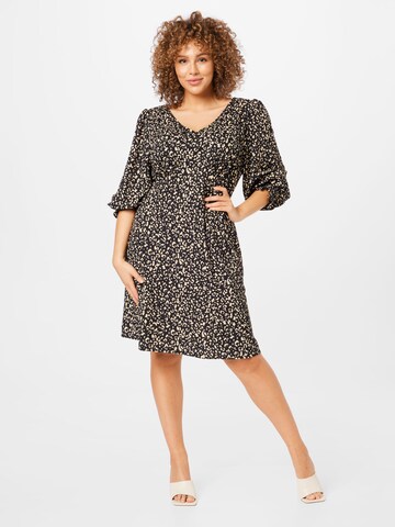 Dorothy Perkins Curve Dress in Black: front