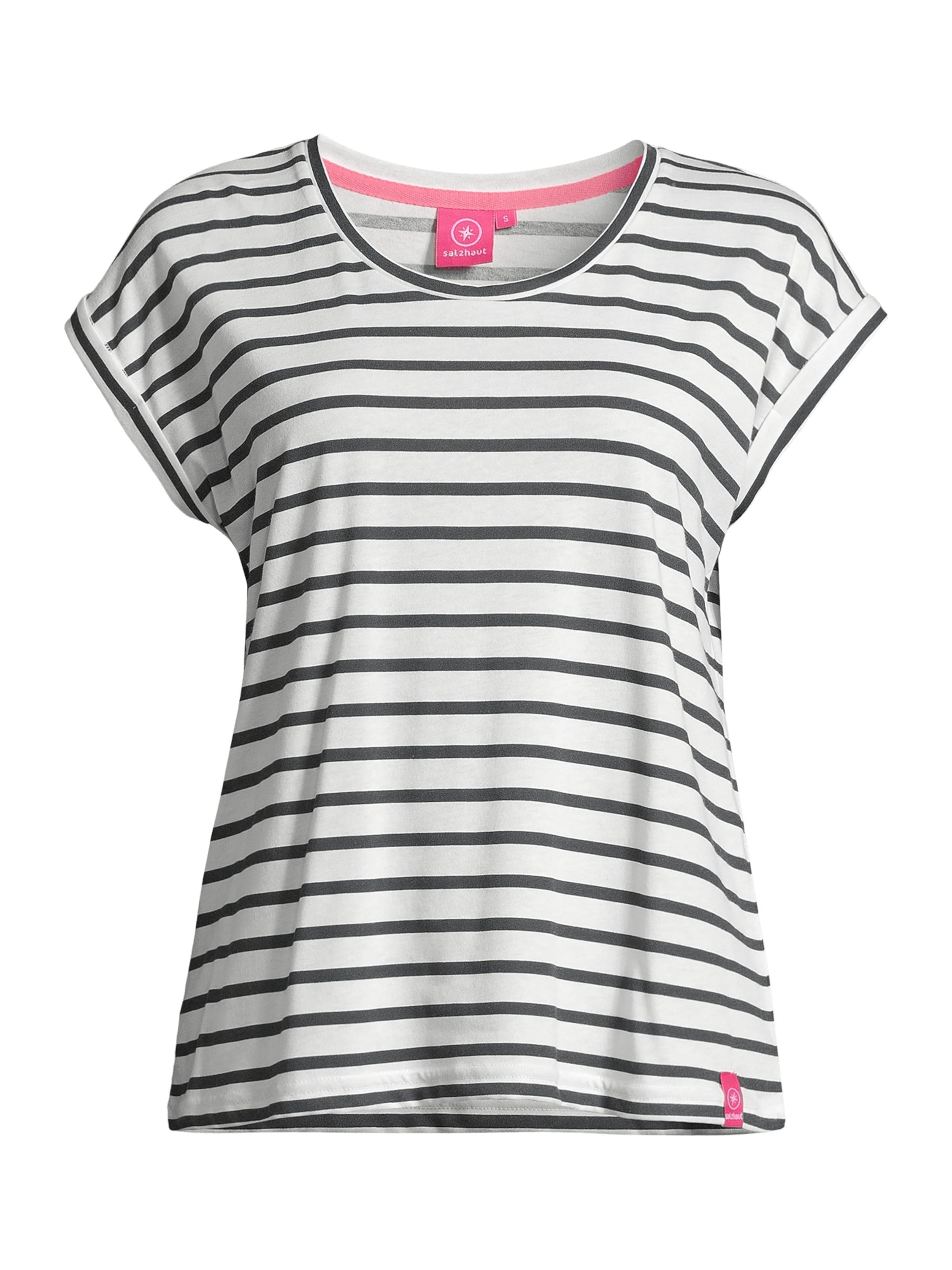 salzhaut T-Shirt 'Sömmer Ringel' in Blau: Vorderseite