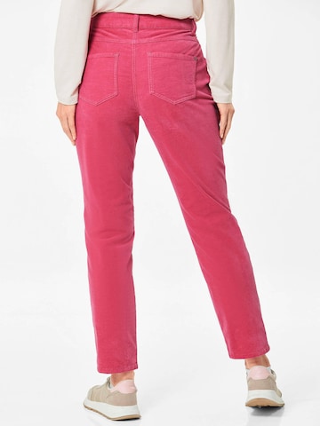 Regular Pantalon Goldner en rose