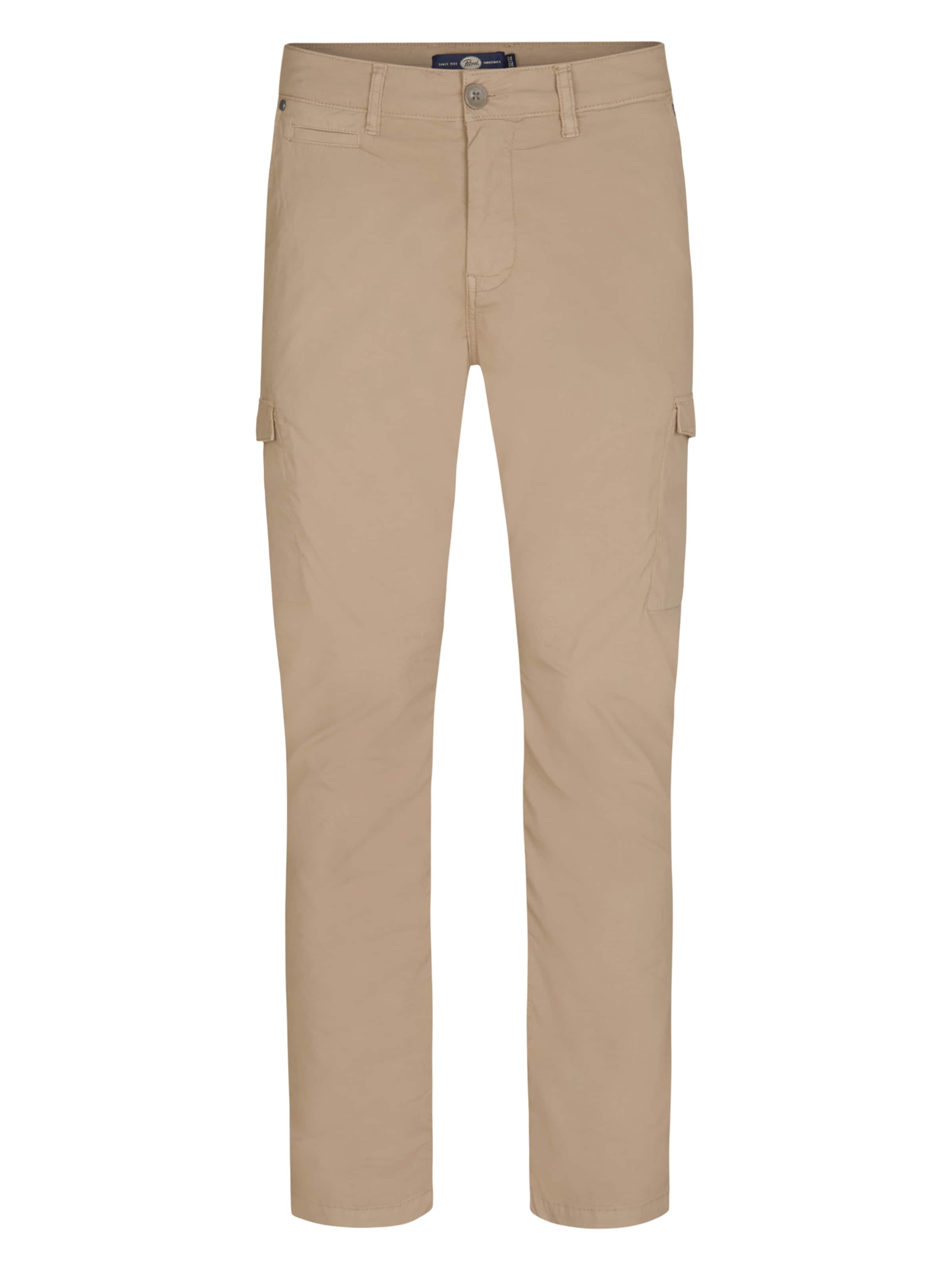 Petrol Industries Regular Cargobroek 'Fishercrest' in Bruin: voorkant