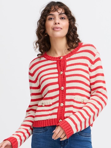 Fransa Strickjacke ' FRBELINDA CAR 1 ' in Rot