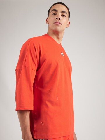 ADIDAS SPORTSWEAR - Camisa funcionais 'Embroidery Ice Hockey ' em vermelho