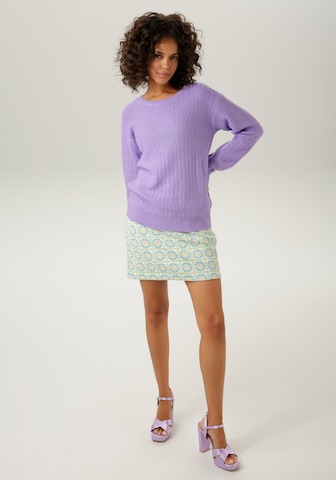 Aniston CASUAL Sweater in Purple