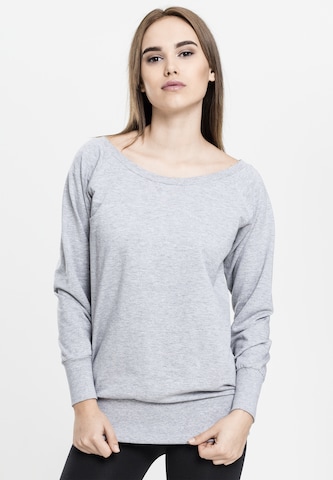 Sweat-shirt Urban Classics en gris : devant