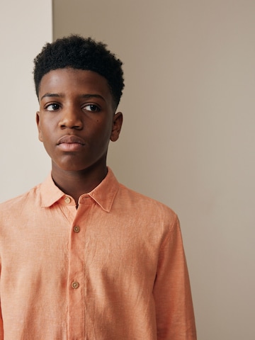 Next Средняя посадка Рубашка в Оранжевый